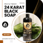 24 Karat Black Soap - Large