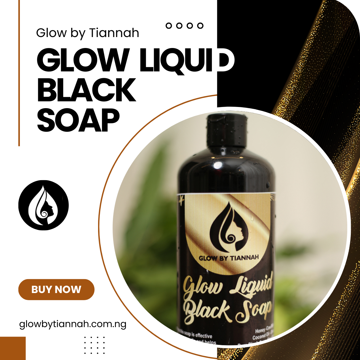 Glow Liquid Black Soap